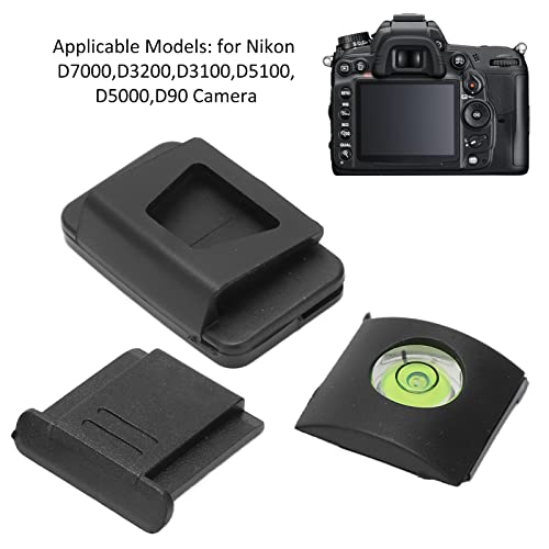 Hilitand Viewfinder Eyecup,DK‑5 Camera Eyecup Eyepiece Viewfinder Protector,with Cold Shoe Cover,for D7000,D3200,D3100,D5100,D5000,D90