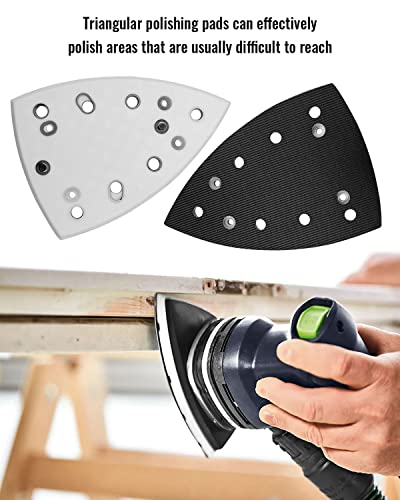 TIKSCIENCE DTS400 DS400 triangle sanding pad with hook and loop backing for random orbit sanders