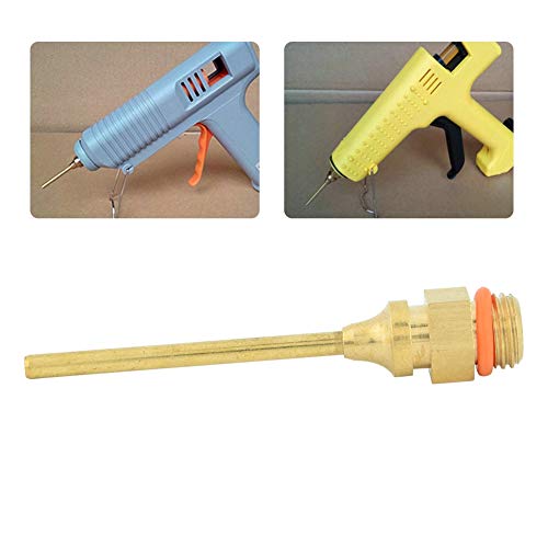 Alucy 1.5mm 70mm fine nozzle for hot glue gun, adhesive dispenser accessory