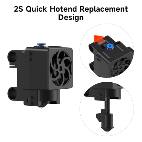 WEEFUN Hotend for Tina2 Plus 3D Printers, Comaptible with Tina2 PLUS, TINA2C 3D Printers Only, 1PC