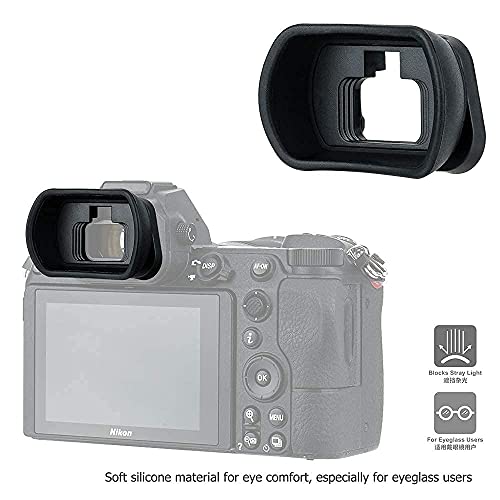 1+1 Z5 Z6 Z7 Z6II Z7II Accessories Bundle : Camera Eyecup Eyepiece + Camera Hand Grip Strap for Nikon Z5 Z6 Z7 Z6II Z7II