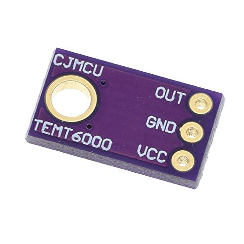 TEMT6000 Light Sensor Module Ambient Light Analogue Light Intensity Detection Module Visible Light Sensor for Arduino with Dupont Cable Pack of 5