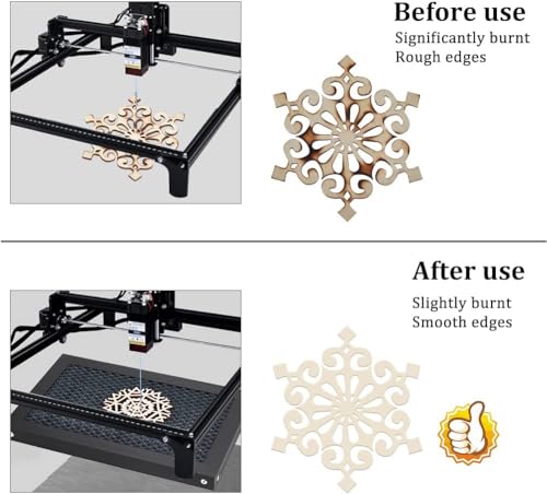 Fyearfly Honeycomb Cutting Board,Honeycomb Working Table, 300x200x22mm Honeycomb Laser Bed, Iron Laser Cutting Bed for CO2 Laser Engraver Laser Cutting Machine