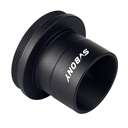 SVBONY T2 T Ring Adapter and T Adapter Bundle with SVBONY Eyepieces 4mm Telescopes Lens for 1.25 inches Astronomic Telescopes