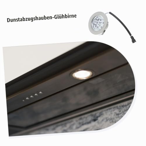 LED Cooker Hood Lamp DC Operation Energy Efficient Kitchen Lighting Replacement Lamp for Range Hoods Easy Assembly Compact Design 7.00 x 7.00 x 3.00 cm