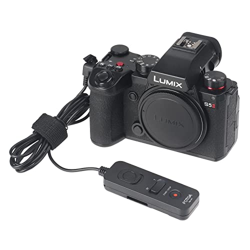 Fotga 59" Remote Control Shutter Release Cords Cable for Panasonic GH2 GH3 GH4 GH5 GH5s GH6 GH7 G97 S1 S5 S5II S5M2X S5IIX S5K S5C RM-VP1 RM-VP1 Focus Zoom REC Start/Stop