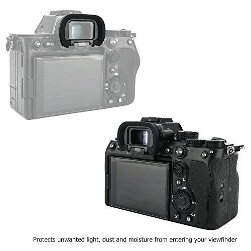 2 Pack Soft Silicon Camera Eyepiece Eyecup for Sony A7M5 A7 V A7 VI A9 III A7R V A7R6 A7R5 A7 IV A7M4 A7S III A1 A7V ILCE-1 A7SIII A7S3 Camera, Replace Sony FDA-EP19 Rubber Eyecup