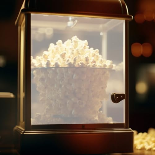 STOBAZA 2Pcs Popcorn Machine Door Protective Panel Replacement Parts Thickened PVC Dual-Door Design for Commercial and Household Setup with Professional Look Preventing Popcorn Spill