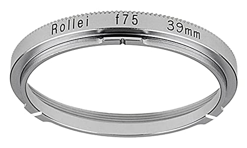 Fotodiox Step Ring, Bayonet II (Bay 2) - 39mm Filter Adapter for Rolleiflex Rollei TLRs with 75mm F3.5 Take Lens