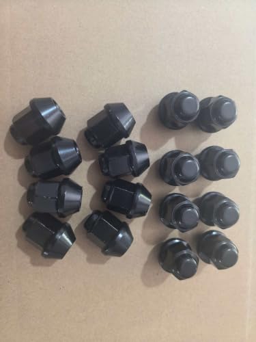 16Pcs Black Wheel Lug Nuts Replacement for 2016-2026 Can-Am UTV Defender HD5 HD8 HD9 HD10, Maverick Trail 800 1000 Sport Front or Rear & Commander UTV