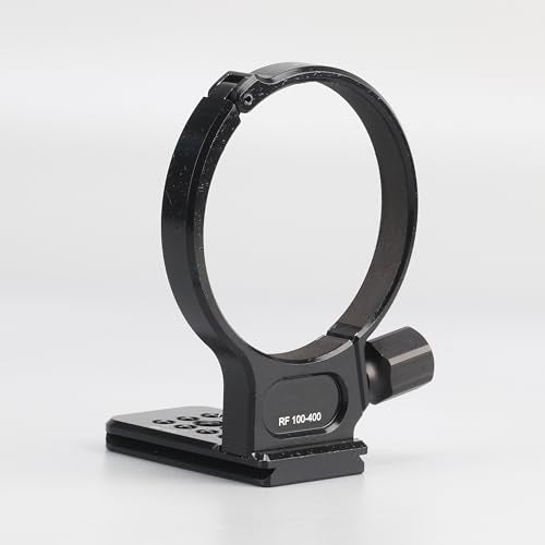Fotga Lens Collar Tripod Mount Ring Base Stand for Canon RF 100-400mm F5.6-8 is USM Lens with 1/4"-20 3/8"-16 Hole Arca Swiss Mount Base Mount for Tripod Ball Head Clamp Light Stand