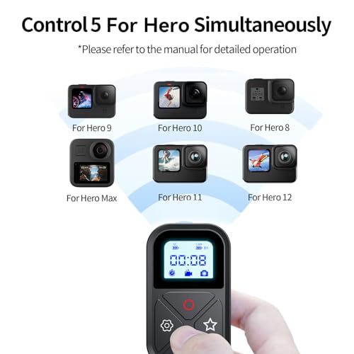 Smart Wireless Remote Control for GoPro - Camera Controller Black T10 Remote for GoPro