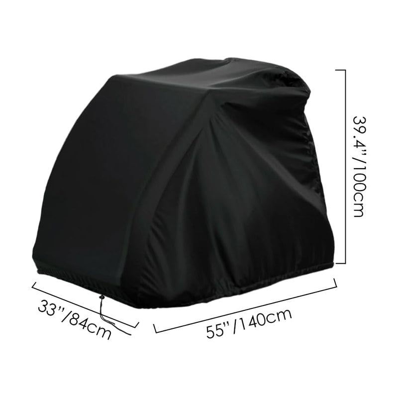 [Australia - AusPower] - Bicycle Trailer Cover waterproof Bike Trailer Storage Cover with Adjustable Drawstring Pet Bike Trailer Protection Cover 