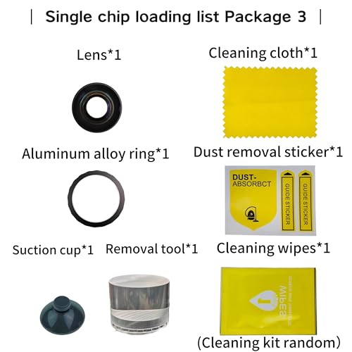 Morus 100% Camera Lens Replacement for DJI Avata 360 Drone, HD Clear Imaging Repair Lens with Disassembly Tool Kit, Perfect for Damaged Lens Replacement (2pics) 2pics