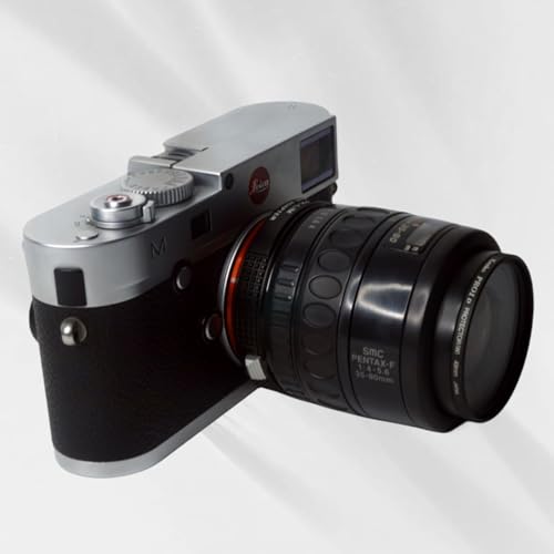 PHOLSY Lens Mount Adapter Compatible with Pentax K Lens and Leica M Camera Pentax K to Leica M