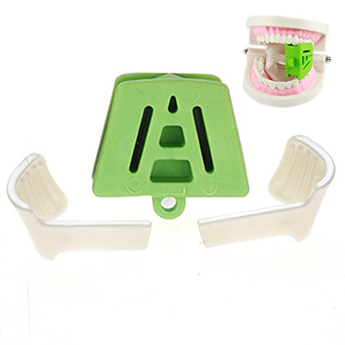 Angzhili 3 Size Dental Mouth Prop & 6 Pcs Tongue Guard Kit, Intraoral Support Dental Bite Block,Occlusal Pad