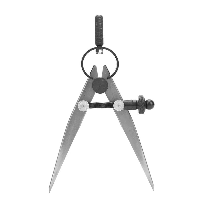 75 mm Spring Compass, Marking Compass, Compass with Locking Wheel | Adjustable spring compass, for drawing arches and circles, bisecting angles and segment halving