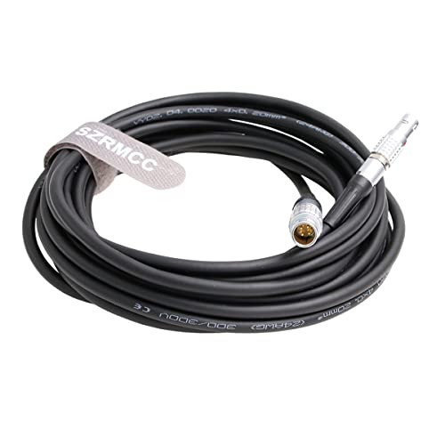 SZRMCC Extended Wired Control Cable for DJI Ronin Tethered Control Handle 6 Pin to 6 Pin Communication Expansion Port for DJI Ronin RS2 (30cm, Straight 6 Pin-Straight 6 Pin) 30cm