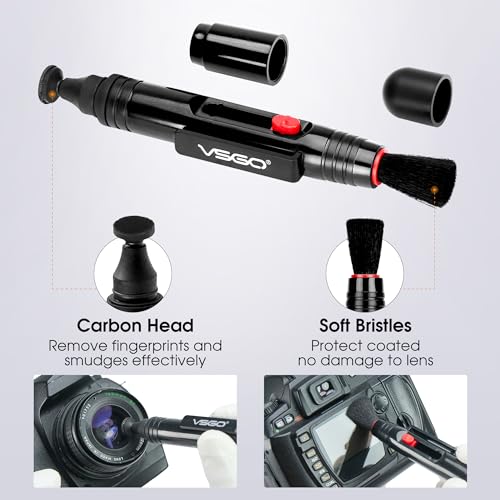 VSGO 4-in-1 Camera Cleaning Kit for Canon, Nikon, Sony DSLR Cameras