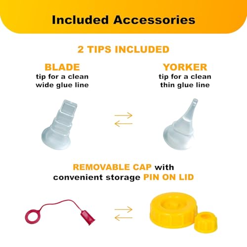 FastCap BabeBot 4-ounce wide mouth glue bottle, adhesive dispenser accessory