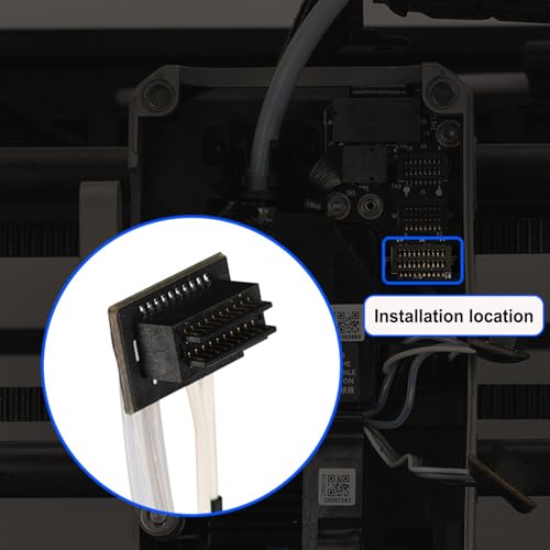 24V 48W 300℃ High-Temperature Ceramic Heater and Thermistor with Thermal Grease, Fixing Clip for Bambu Lab P1P/P1S 3D Printer, 2PCS P1S/P1P