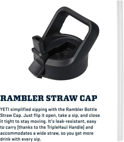 YETI Rambler 18 oz Bottle, Vacuum Insulated, Stainless Steel with Straw Cap, Moon Dust Moon Dust - Textured
