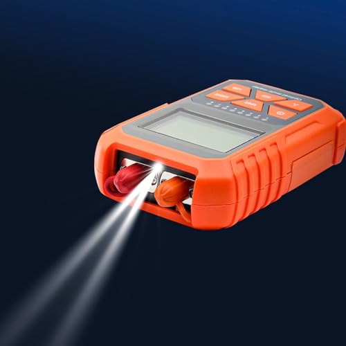 Namvo Portable Optical Power Meter with 5KM Red Light -70+3dBm Mini Optical Power Tester Network Cable Tester Portable Digital Light Power Meter