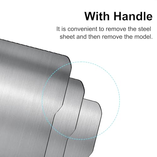 2PCS Flex Build Plate, Spring Steel Flexible Plate Flex Bed and Magnetic Base Platform for Anycubic Photon Mono 4/Mono 4 Ultra Resin 3D Printer