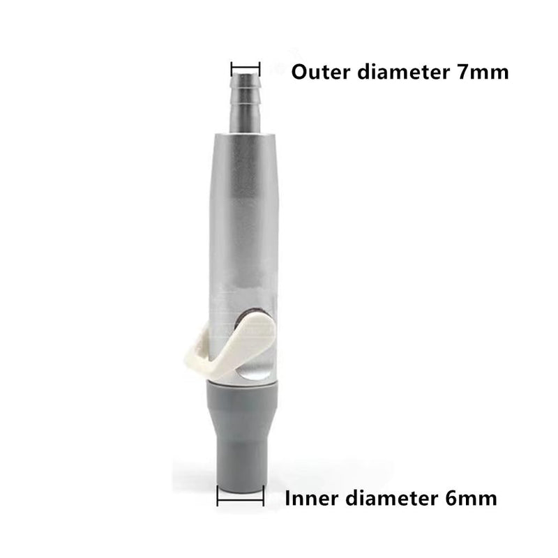 [Australia - AusPower] - 5 PCS Dental Oral Saliva Ejector Suction Short Weak Tip with Cap Adaptor 