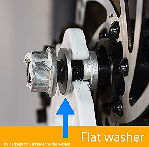 ZAYI M5 304 Stainless Steel Flat Washer and Split Spring Lock Washer Assortment Set, 100Sets Pack（M5）
