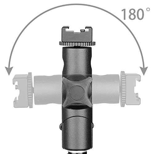 Updated Version Flash Bracket-ChromLives Light Stand Flash Mount Cold Shoe Flash Stand Photography Camera Umbrella Holder Bracket E Type for DSLR Camera Canon Nikon Pentax Olympus Nissin Metz and DSLR