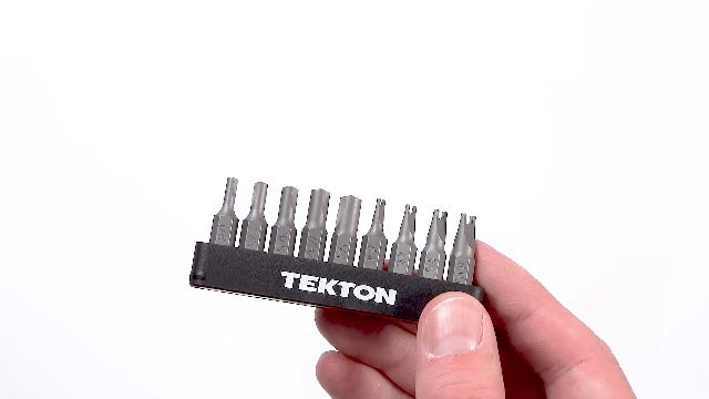 TEKTON 1/4 inch security bit driver and 37-piece bit set with assorted screwdriver bits