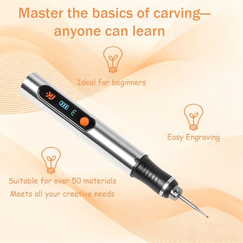 Cordless Rechargeable Engraving Pen Kit, Electric Engraver