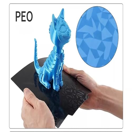 1pcs PEI Spring Steel for Bambu Lab H2C 3D Printer Bed Magnetic PEI/PET/PEO/PEY Double Sided Printing Plate (PET+PEO) PET+PEO