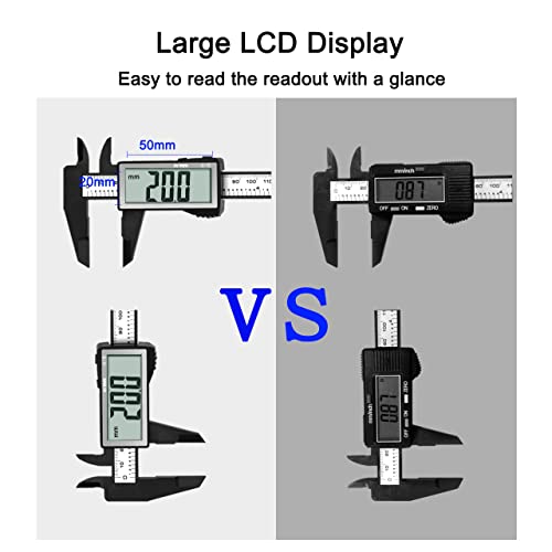 Kynup Digital Caliper with Large LCD Screen, Digital Calliper, Millimeter/Inch Conversion, Lightweight Measuring Tools, Vernier Caliper, 150 mm Caliper with Large LCD Screen