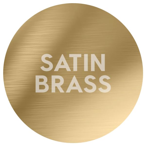 Mega Handles Prime Dummy Lever, Door Handle for Closet or French Doors, Single Side Door Levers, Non-Turning, Fits All Standard Door Sizes, Exposed Screws Included - Satin Brass (1 Pack) - 5'' 1 Pack