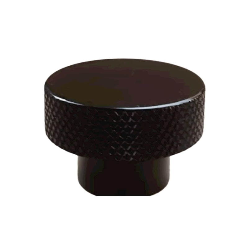 [Australia - AusPower] - CHANCS Aluminium Alloy Handwheel 50mm(2") OD 8mm Bore Black Knurling Handwheel for Slide Displacement Platform Handle 50-8 