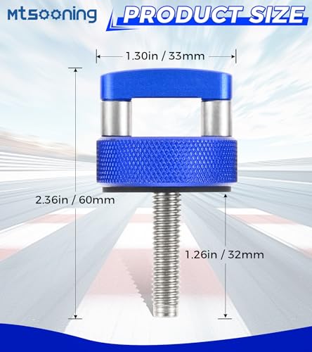 Mtsooning blue D-ring thumb screw for hard top quick removal fastener