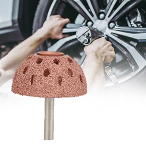 [Australia - AusPower] - ViaGasaFamido 2PCs Tungsten Steel Buffing Wheels of Different Sizes, Tungsten Steel Bowl Type Tire Repair Grinding Head Rotary Tools with 6mm Shank 