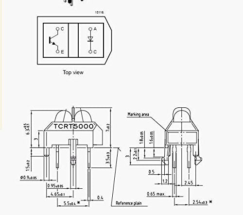 [Australia - AusPower] - TCRT5000 Photoelectric Sensors Reflective Optical Sensor with Transistor Output Infrared 950nm 5V 3A for Tracking and Obstacle Avoidance Car (Pack of 30PCS) 