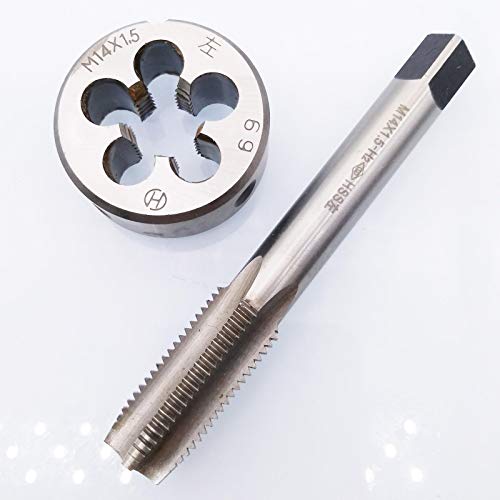 Yodaoke HSS M14 x 1.5mm metric left-hand tap and die set for threading applications