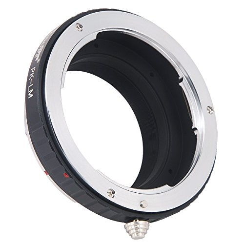 Haoge Lens Mount Adapter for Pentax K PK Mount Lens to Leica M LM Mount Camera Such as M240, M240P, M262, M3, M2, M1, M4, M5, CL, M6, MP, M7, M8, M9, M9-P, M Monochrom, M-E, M, M-P, M10, M-A