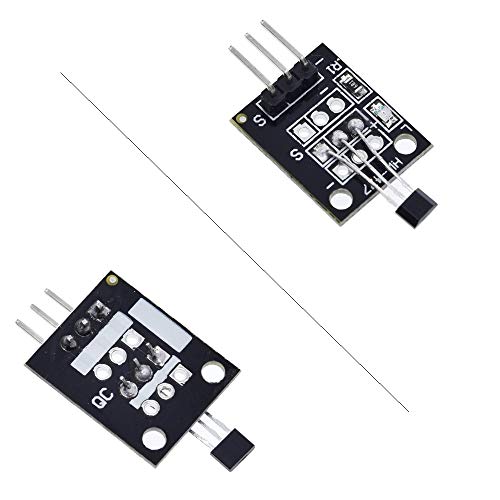 ARCELI 5pcs Hall Effect KY-003 Magnetic Sensor Module DC 5V for Arduino PIC AVR Smart Cars