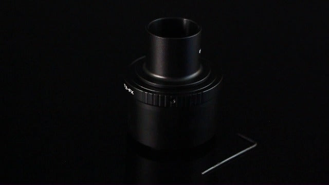 Astromania T T2 Lens Mount Ring and T Adapter for Fuji FX Camera System Ring Set for Fuji FX