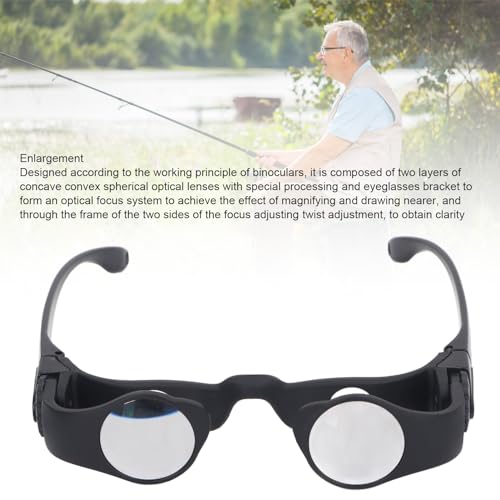 Tiiyee Fishing Binoculars, 8X HD Polarized Adjustable Focus Optical Glasses
