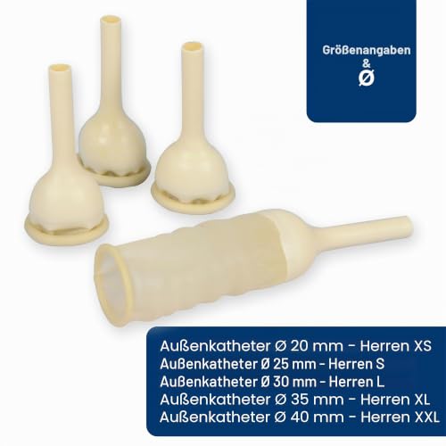 GIMA - Male External Latex Catheter - Diameter 25mm - Pack of 30