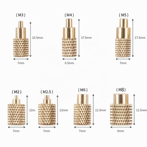 Fraos Pinecil Tap and Adapter for 3D Printing - Copper Tap Set (M2, M2.5, M3, M4, M5, M6, M8), Pinecil Adapter - Wired - Pencil Style - Drill Bit Set Gun