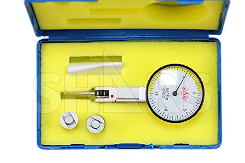 [Australia - AusPower] - Shars .030" Dial Test Indicator .0005" Graduation in Fitted Case 303-3203 !] White .030" x .0005" 303-3203 