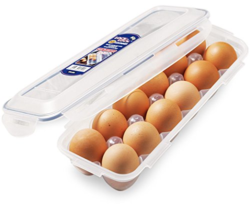 Lock & Lock Eggs Dispenser, Holder for 12 Eggs, Set of 4