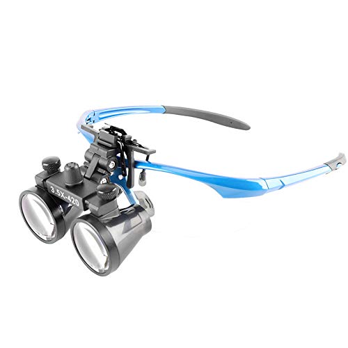 [Australia - AusPower] - Magnifying Loupes 3.5X 420mm Binocular Optical Glasses Magnifier with Metal Clip 